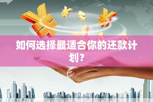 察布查尔锡伯如何选择最适合你的还款计划？