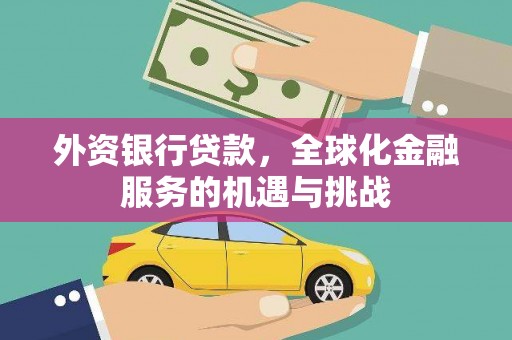 察布查尔锡伯外资银行贷款，全球化金融服务的机遇与挑战